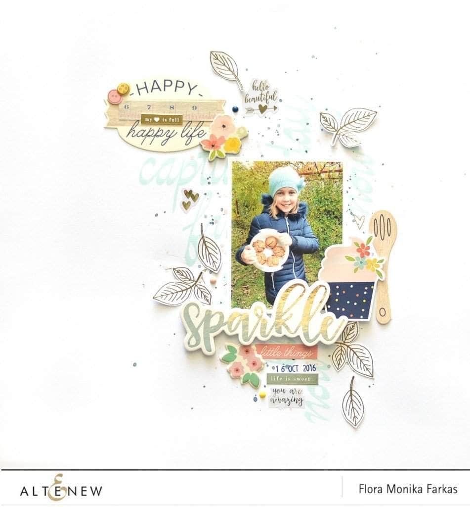 Clear Stamps Super Script Scrapbook Stamp Set