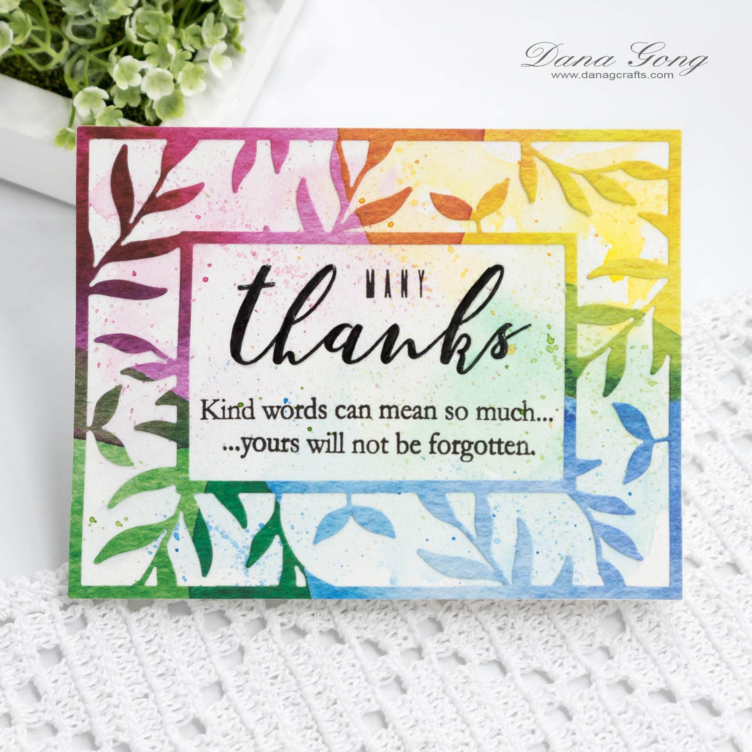 Clear Stamps Thanks Around the World Stamp Set