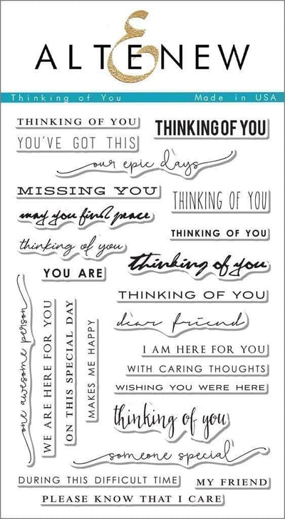 Clear Stamps Thinking of You Stamp Set