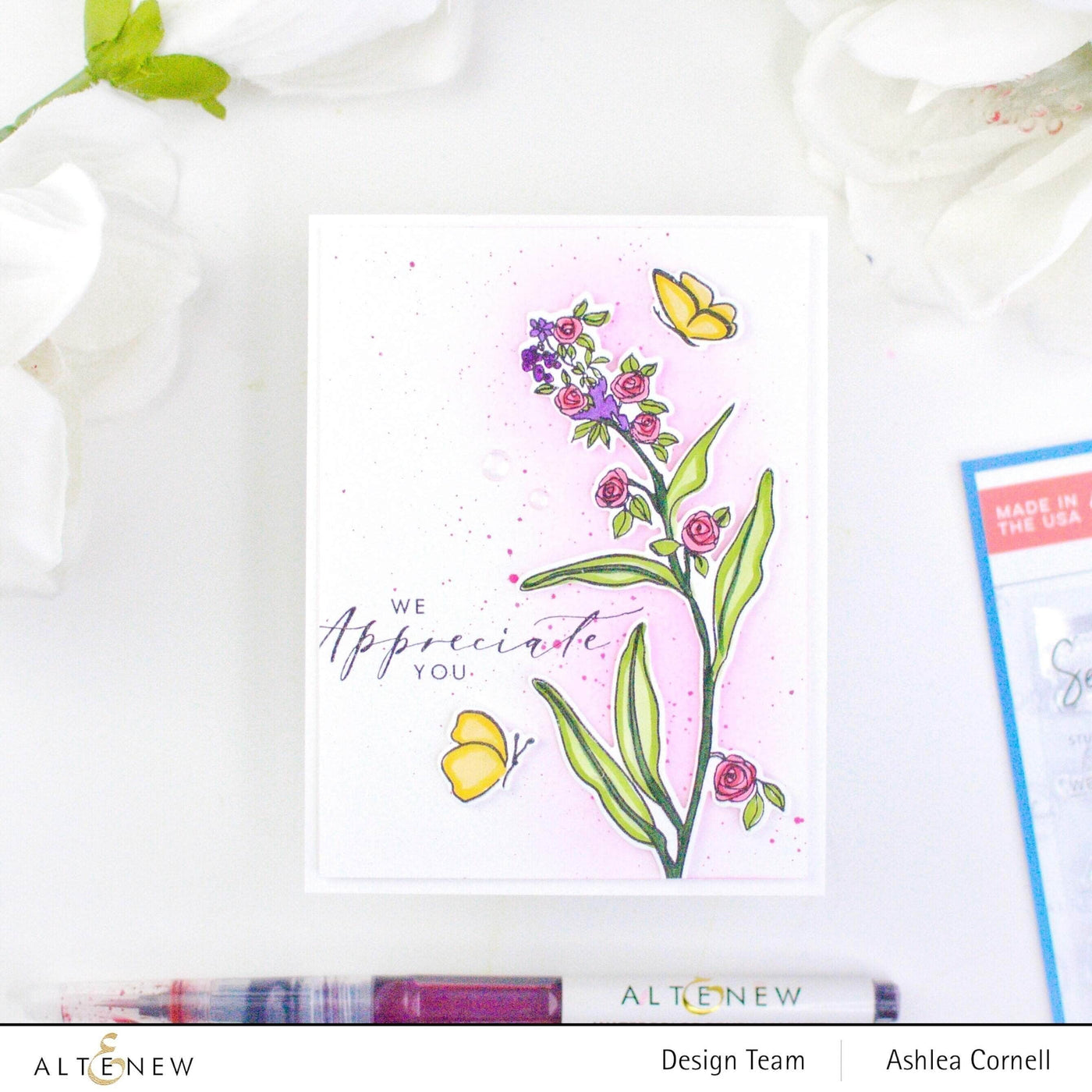 Clear Stamps Thinking of You Stamp Set by The Stamping Village