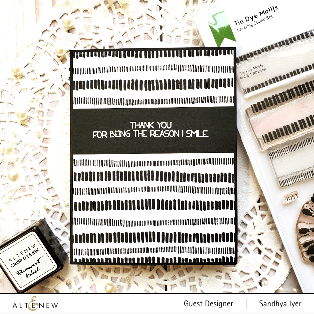 Clear Stamps Tie Dye Motifs Stamp Set