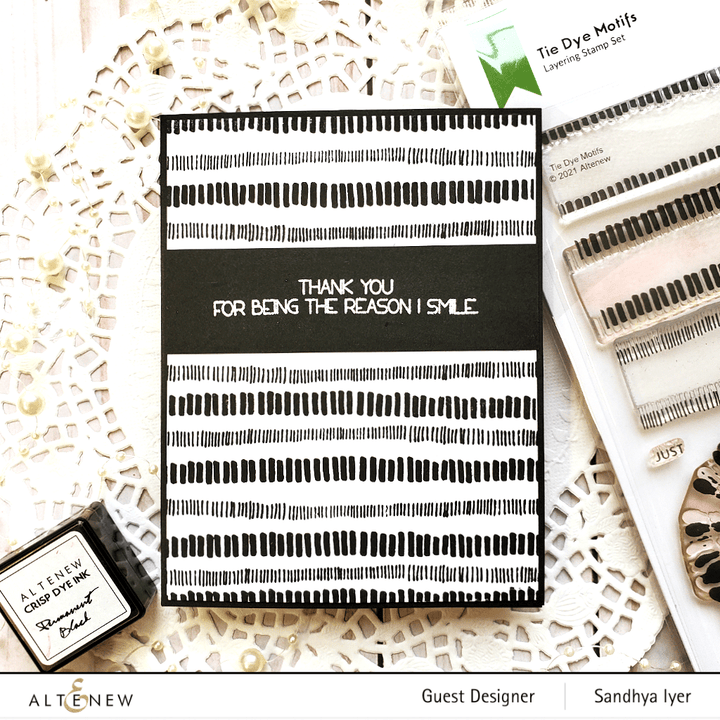 Clear Stamps Tie Dye Motifs Stamp Set