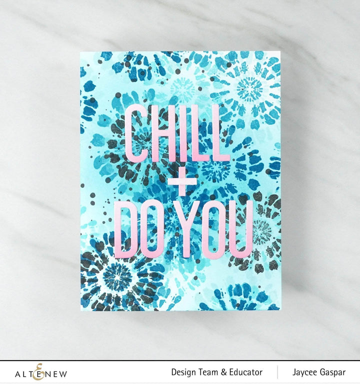 Clear Stamps Tie Dye Motifs Stamp Set