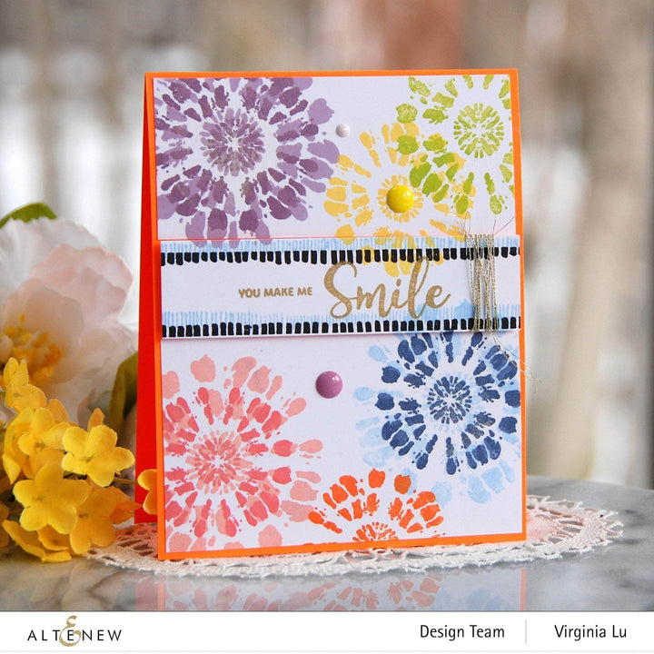 Clear Stamps Tie Dye Motifs Stamp Set