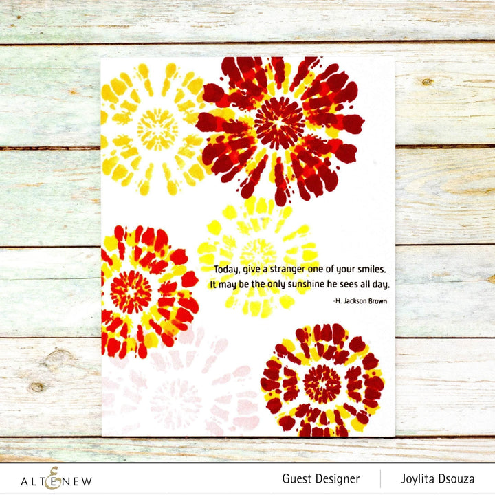 Clear Stamps Tie Dye Motifs Stamp Set
