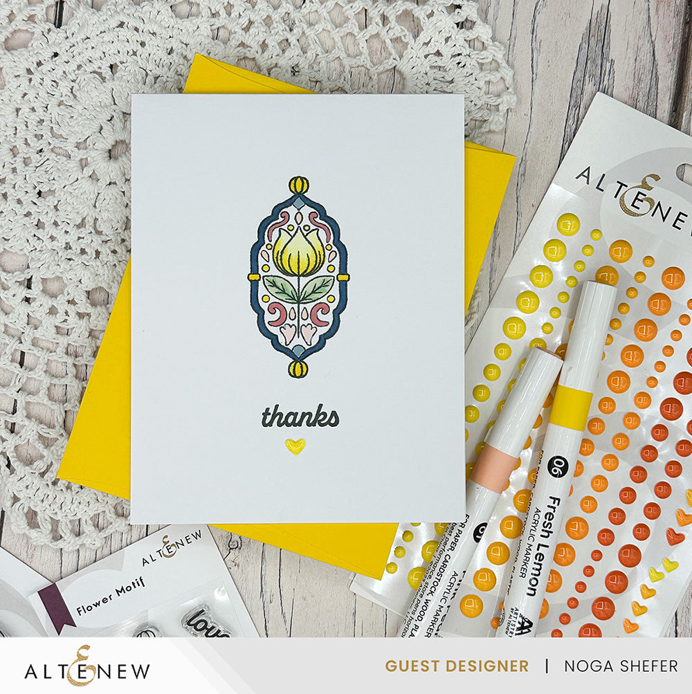 Clear Stamps Tulip Motif Stamp Set