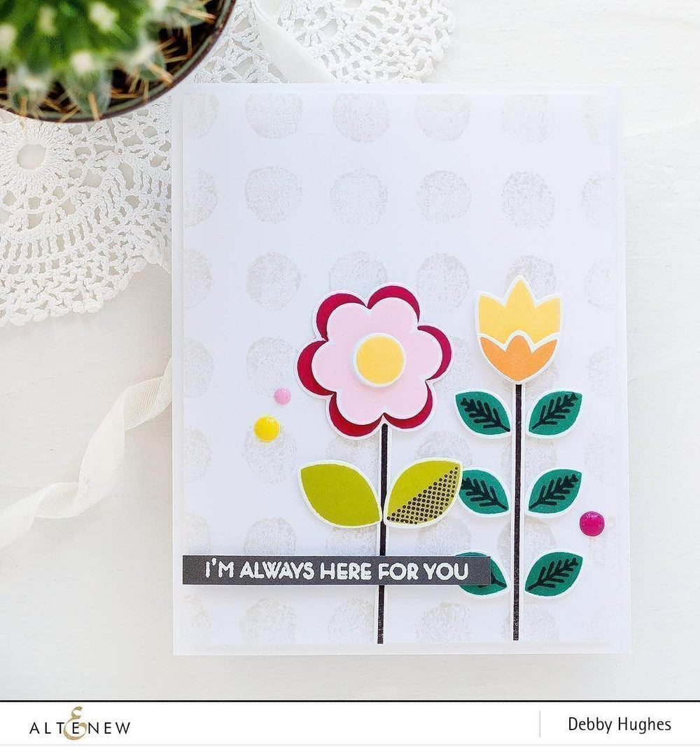 Clear Stamps Watercolor Dots Stamp Set