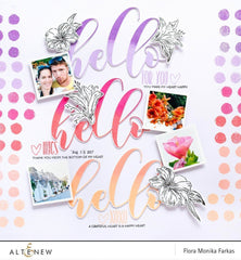 Clear Stamps Watercolor Dots Stamp Set