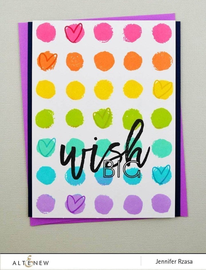 Clear Stamps Watercolor Dots Stamp Set