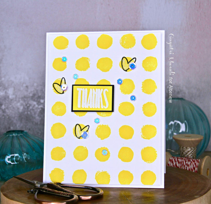 Clear Stamps Watercolor Dots Stamp Set