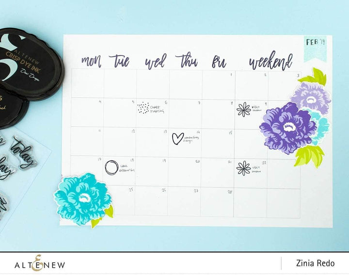 Clear Stamps Watercolor Dots Stamp Set