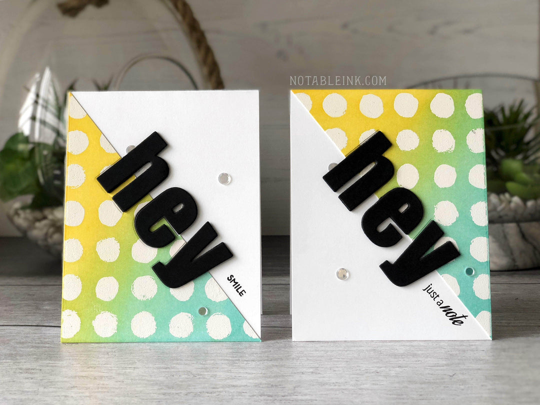 Clear Stamps Watercolor Dots Stamp Set