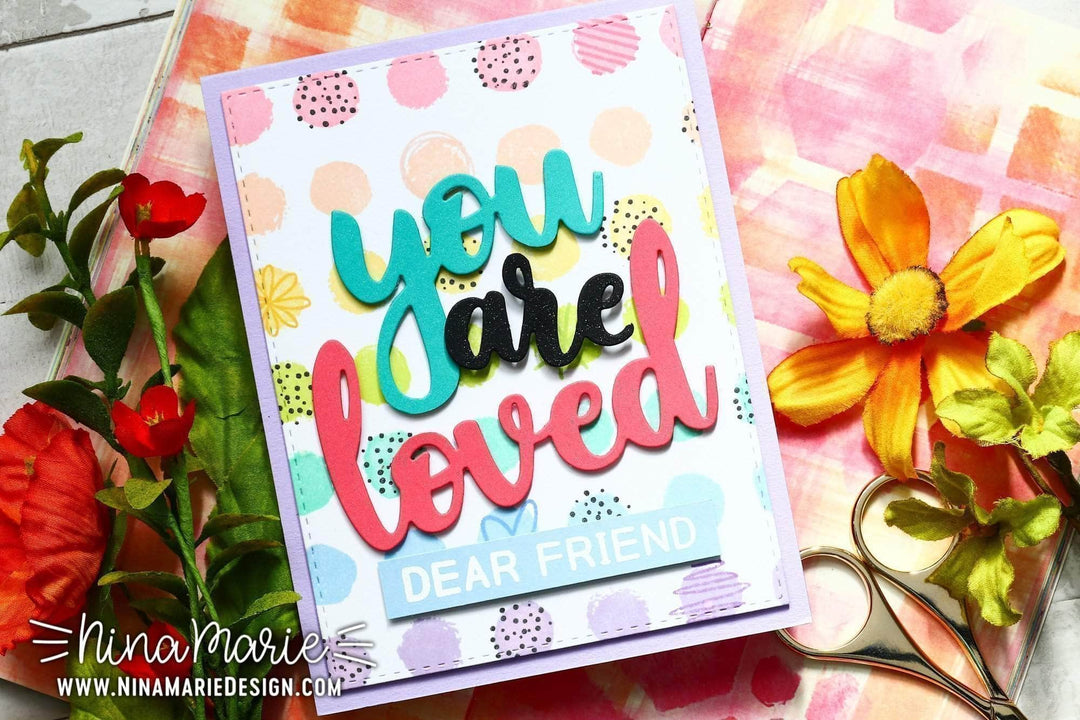 Clear Stamps Watercolor Dots Stamp Set