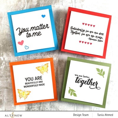 Clear Stamps We Stand With You Stamp Set by the Stamping Village