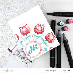 Clear Stamps Whimsical Tulip Stamp Set
