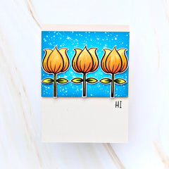 Clear Stamps Whimsical Tulip Stamp Set