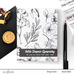 Clear Stamps With Deepest Sympathy Stamp Set