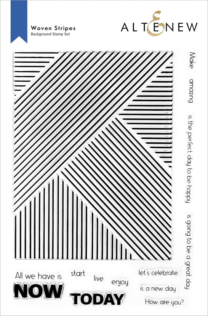 Clear Stamps Woven Stripes Stamp Set