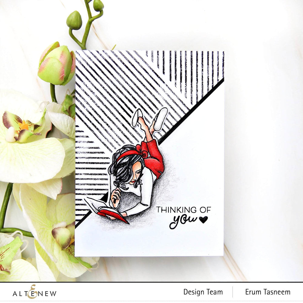 Clear Stamps Woven Stripes Stamp Set