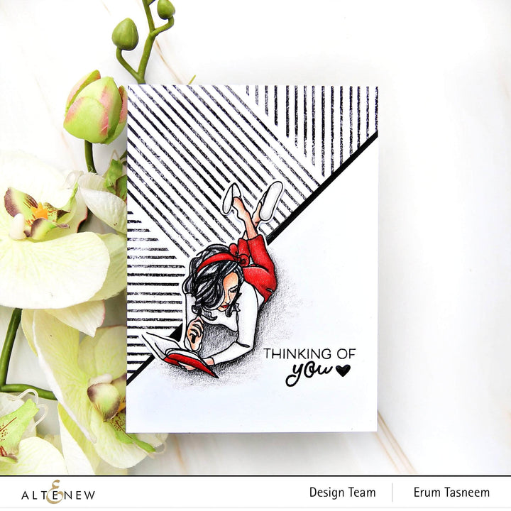 Clear Stamps Woven Stripes Stamp Set