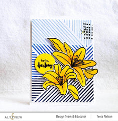 Clear Stamps Woven Stripes Stamp Set