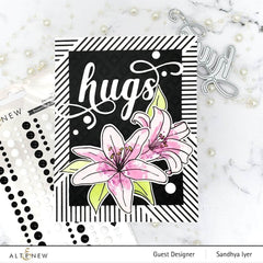 Clear Stamps Woven Stripes Stamp Set