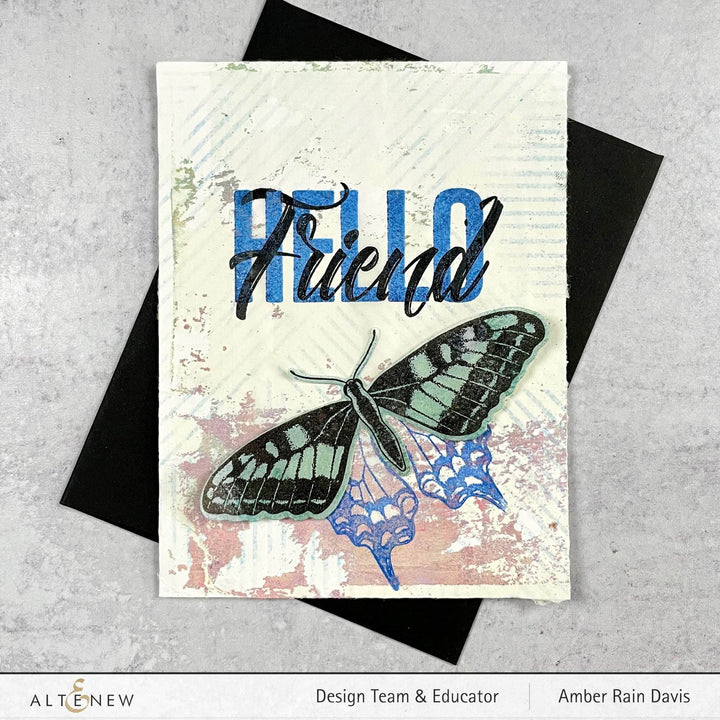 Clear Stamps Woven Stripes Stamp Set