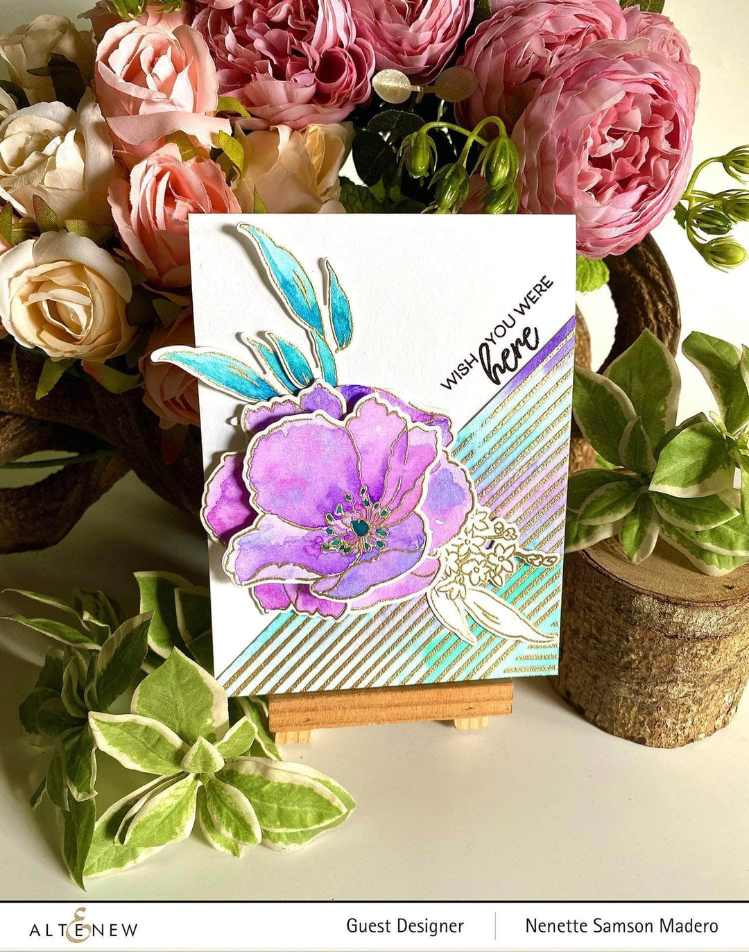 Clear Stamps Woven Stripes Stamp Set