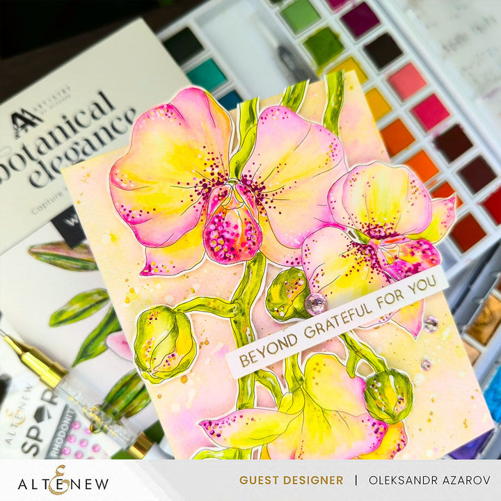 Coloring Book Botanical Elegance: Capture the Colors of Nature Alcohol Marker Coloring Sheets