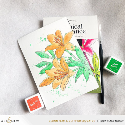 Coloring Book Botanical Elegance: Capture the Colors of Nature Watercolor Coloring Book