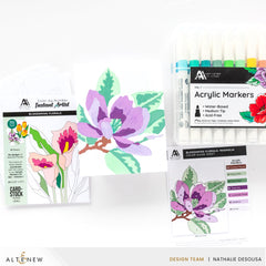 Coloring Book Color-by-Number: Instant Artist - Blossoming Florals (12 Sheets)