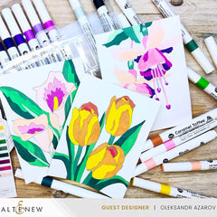 Coloring Book Color-by-Number: Instant Artist - Blossoming Florals (12 Sheets)