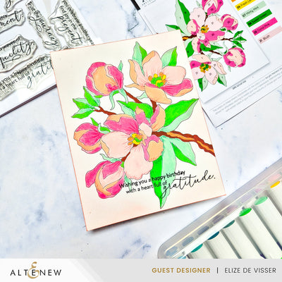 Coloring Book Paint-by-Number: Instant Artist - Artistic Blooms (4 Sheets)