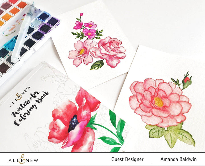 Coloring Book Watercolor Coloring Book