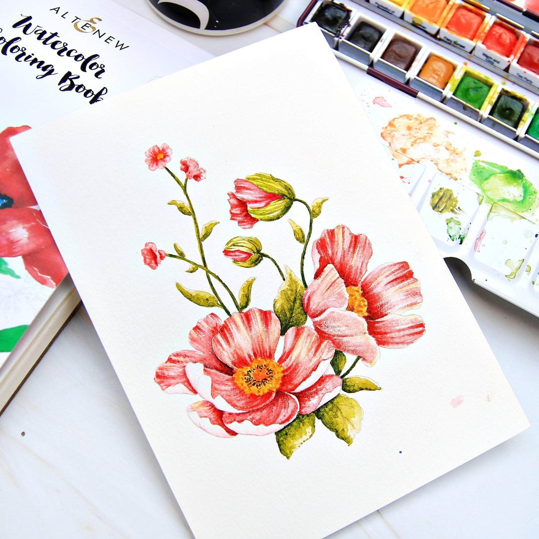 Coloring Book Watercolor Coloring Book