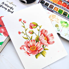Coloring Book Watercolor Coloring Book