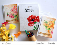 Coloring Book Watercolor Coloring Book