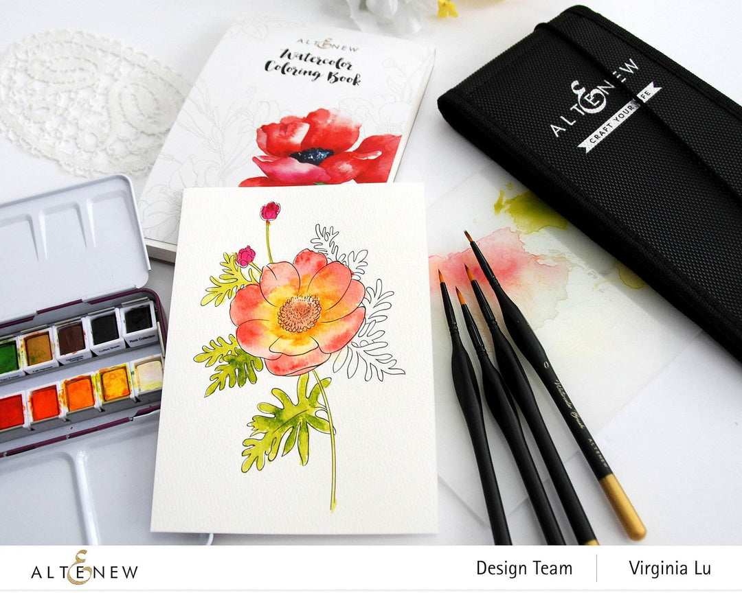 Coloring Book Watercolor Coloring Book