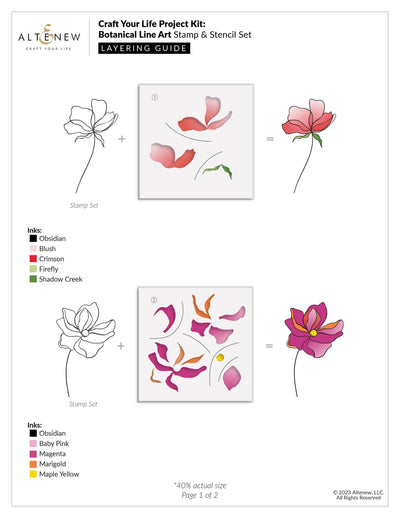 Craft Your Life Project Kit Craft Your Life Project Kit: Botanical Line Art
