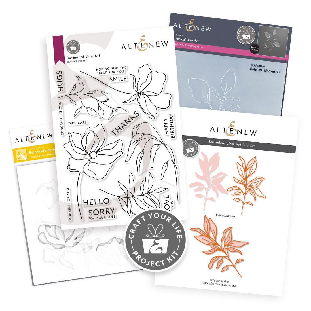Craft Your Life Project Kit Craft Your Life Project Kit: Botanical Line Art