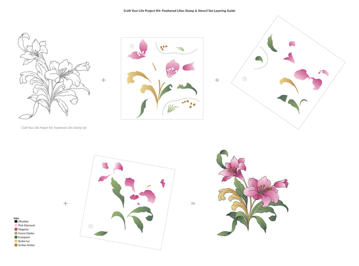 Craft Your Life Project Kit Craft Your Life Project Kit: Feathered Lilies