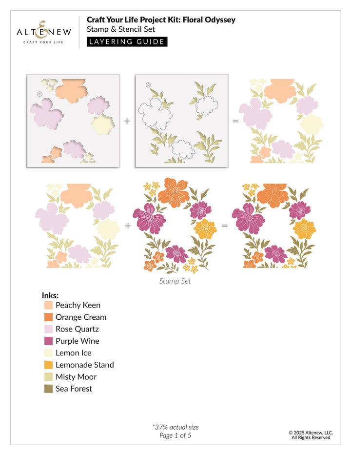 Craft Your Life Project Kit Craft Your Life Project Kit: Floral Odyssey & Add-on Die Bundle