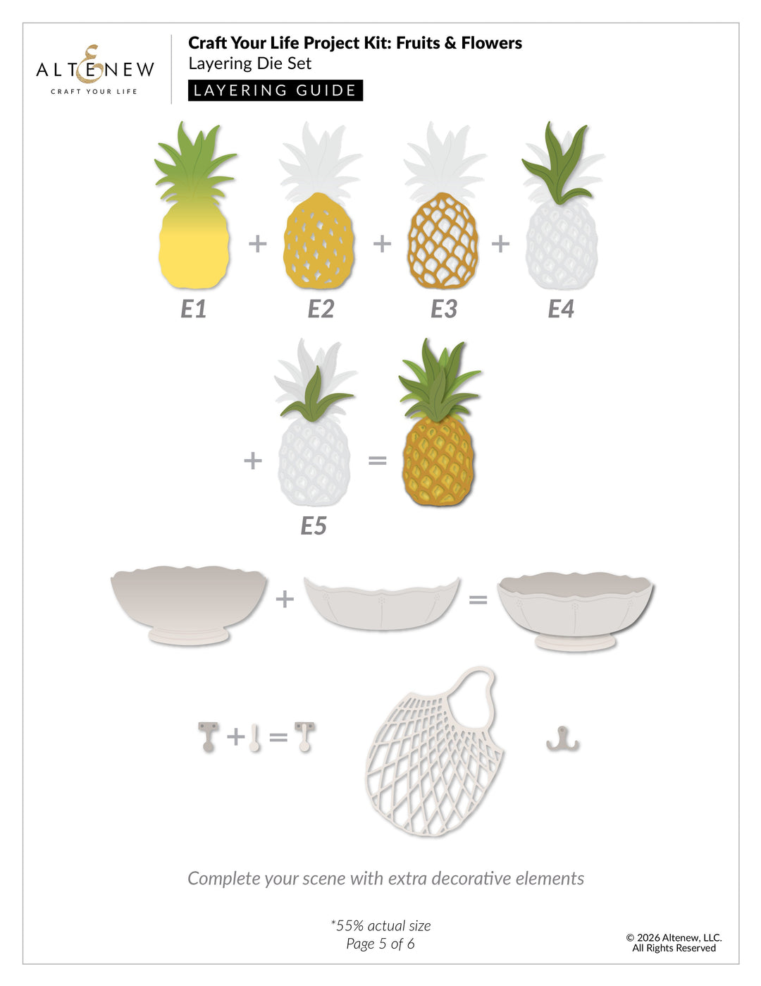 Craft Your Life Project Kit Craft Your Life Project Kit: Fruits & Flowers