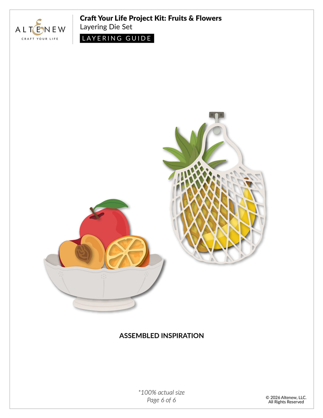 Craft Your Life Project Kit Craft Your Life Project Kit: Fruits & Flowers