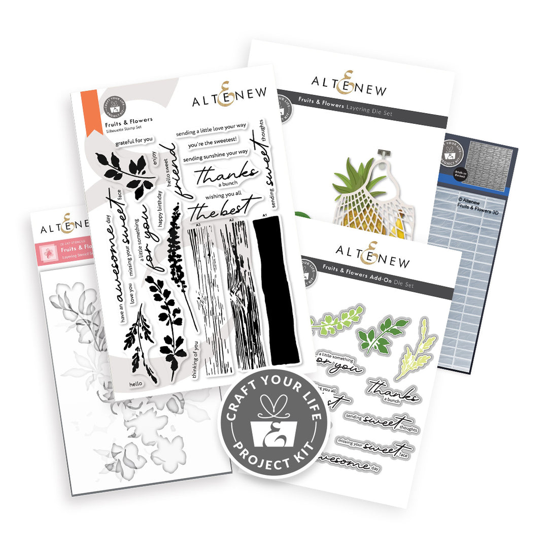 Craft Your Life Project Kit Craft Your Life Project Kit: Fruits & Flowers & Add-On Die Bundle
