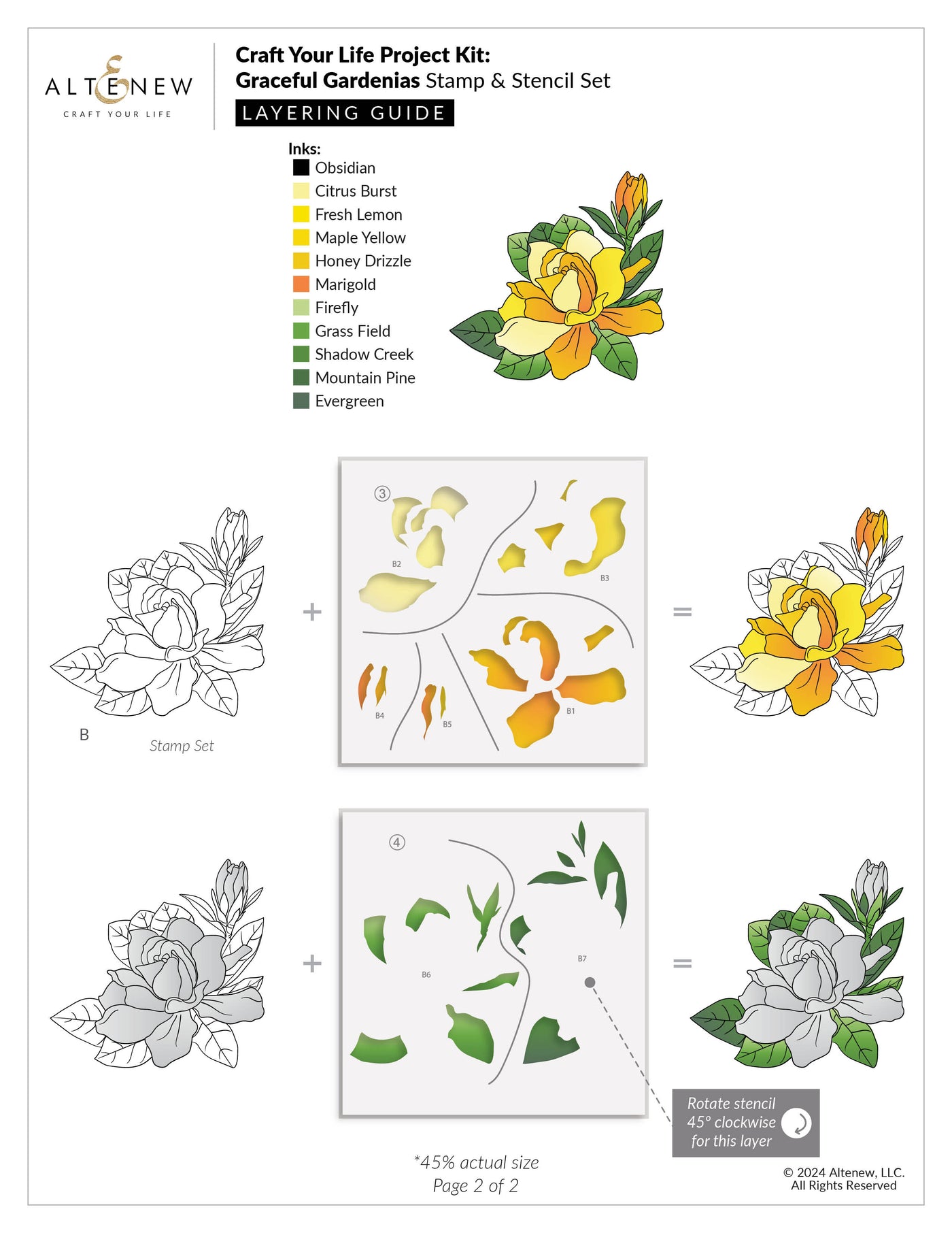 Craft Your Life Project Kit Craft Your Life Project Kit: Graceful Gardenias