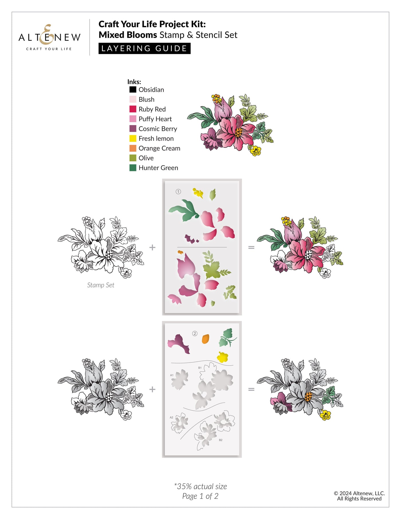 Craft Your Life Project Kit Craft Your Life Project Kit: Mixed Blooms