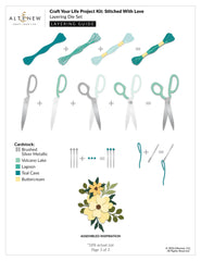Craft Your Life Project Kit Craft Your Life Project Kit: Stitched With Love & Add-On Die Bundle
