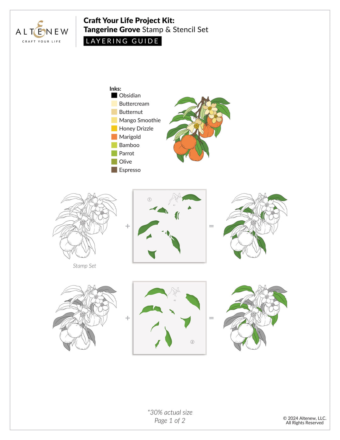 Craft Your Life Project Kit Craft Your Life Project Kit: Tangerine Grove