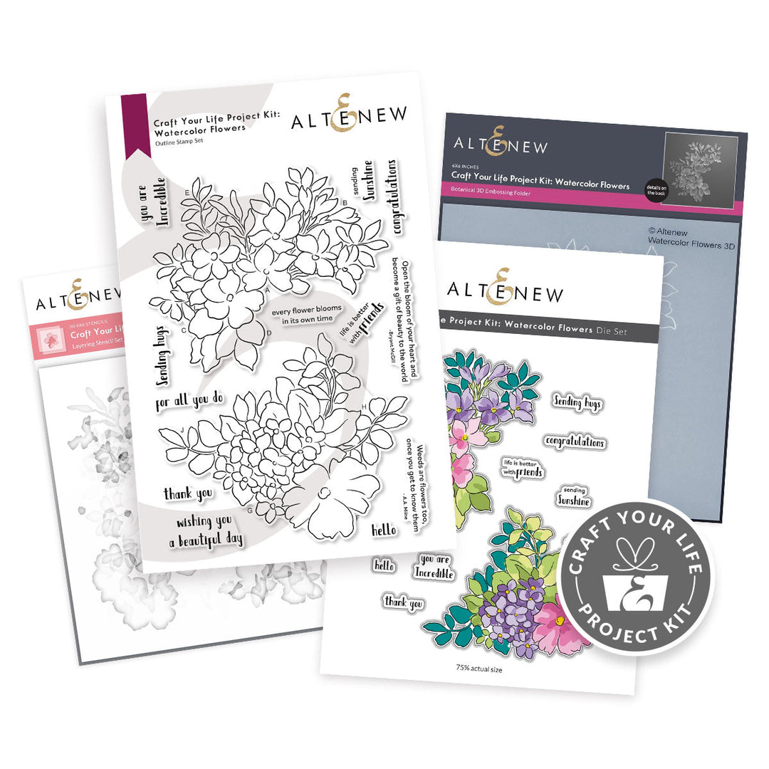 Craft Your Life Project Kit Craft Your Life Project Kit: Watercolor Flowers